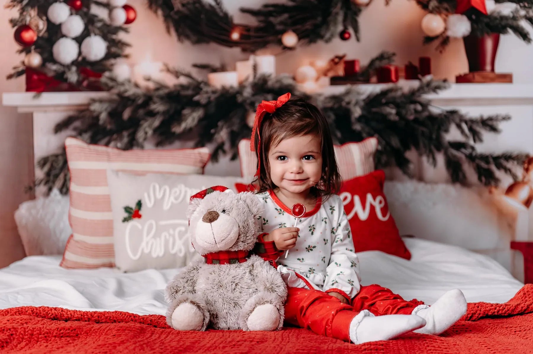 Kate Warm Weihnachtskopfteil Baum Fleece Hintergrund - Kate Backdrop.de