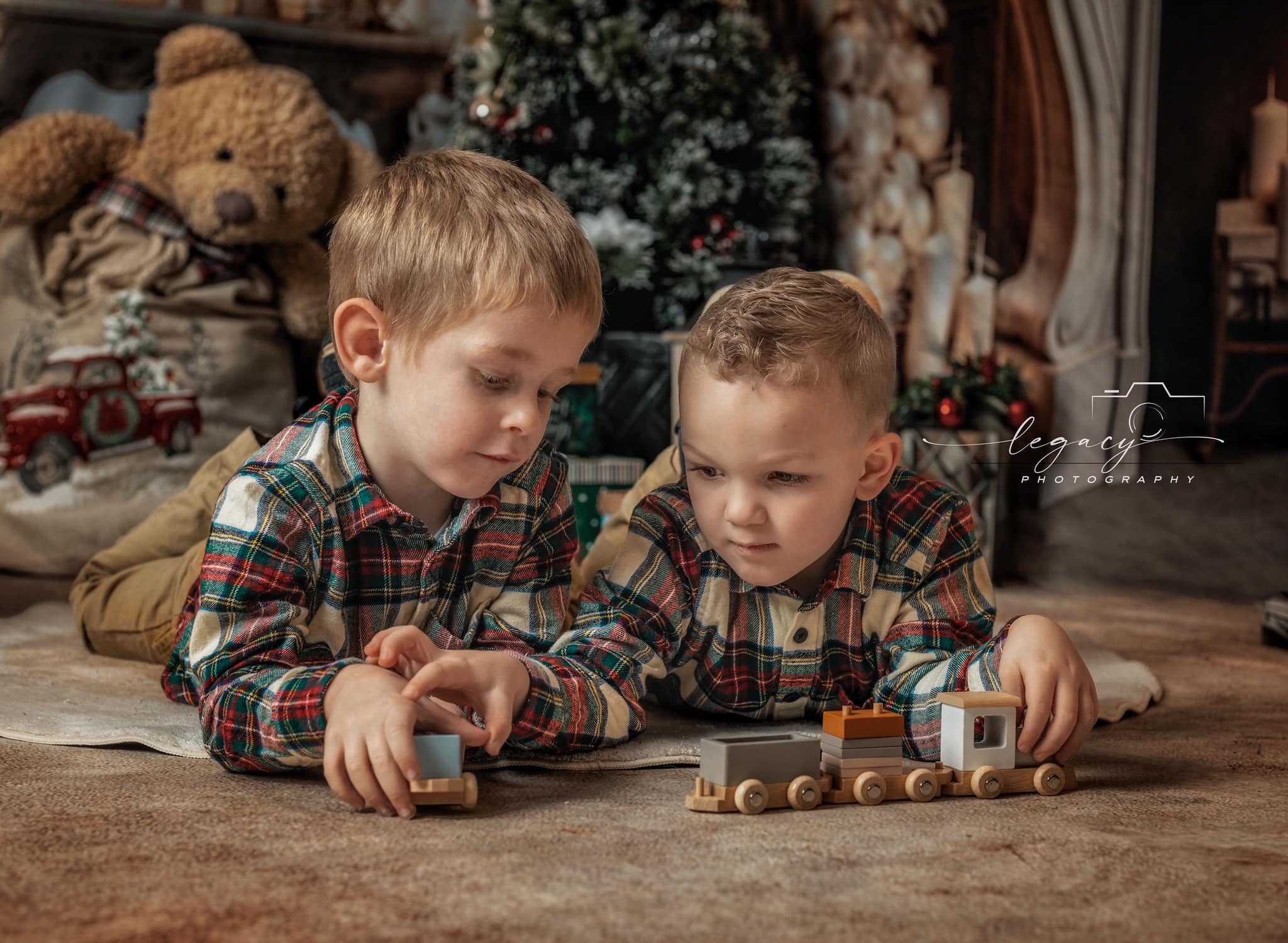 Kate Weißes elegantes Weihnachtskamin-Zimmer-Set (8ftx8ft&10ftx8ft&8ftx10ft) - Kate Backdrop.de