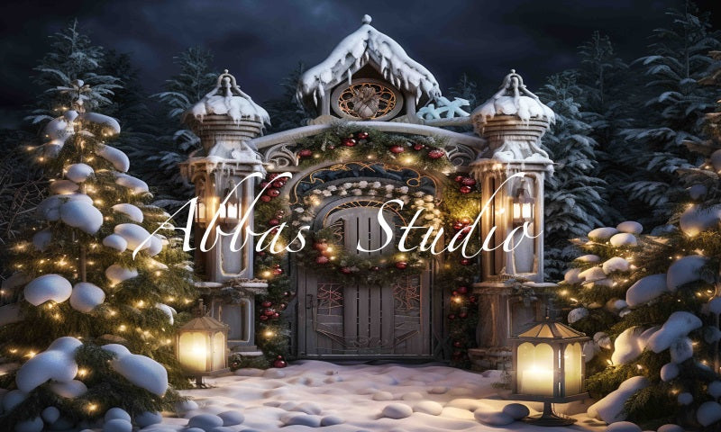 Kate Magische Weihnachten Tor Hintergrund von Abbas Studio - Kate Backdrop.de