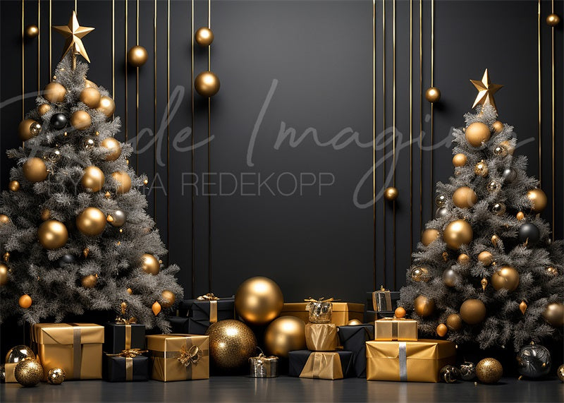 Kate Dunkler Weihnachten und Wandhintergrund Von Lidia Redekopp