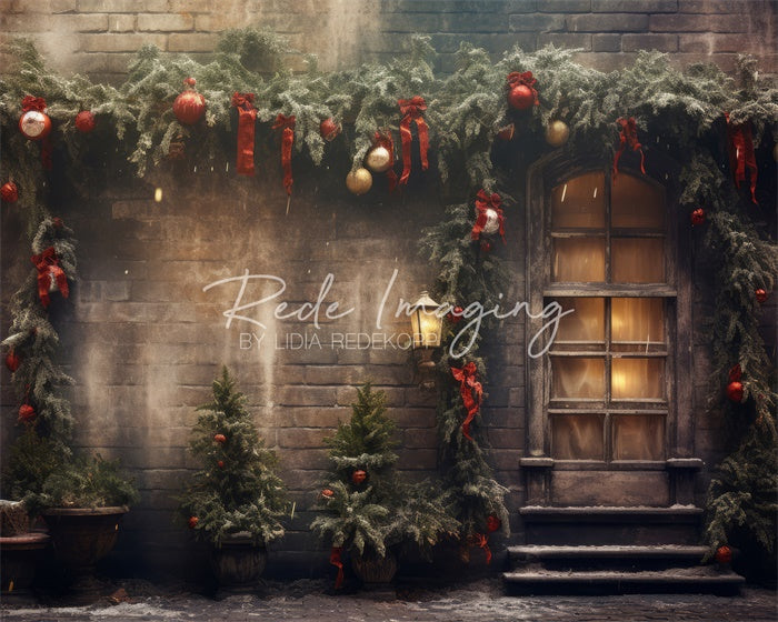 Kate Weihnachten Bänder & Schleifen Hintergrund Von Lidia Redekopp - Kate Backdrop.de