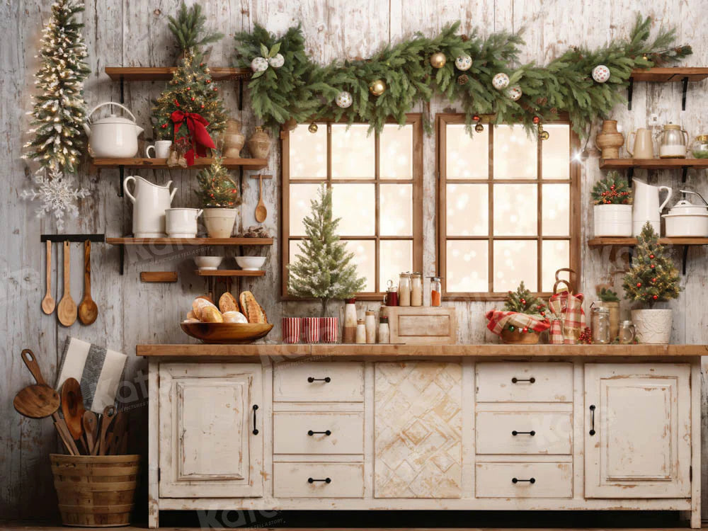 Kate Weihnachten Küche Hintergrund von Emetselch - Kate Backdrop.de