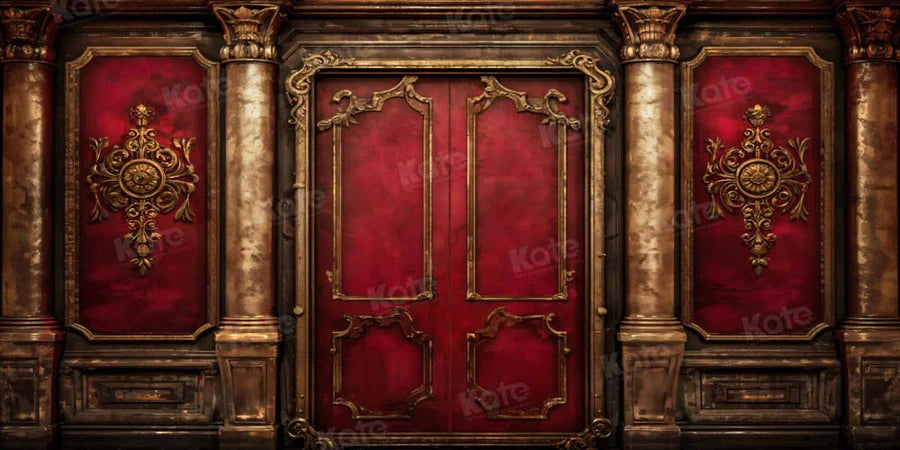 Kate Retro Old Red Wall Hintergrund von Chain Photography - Kate Backdrop.de