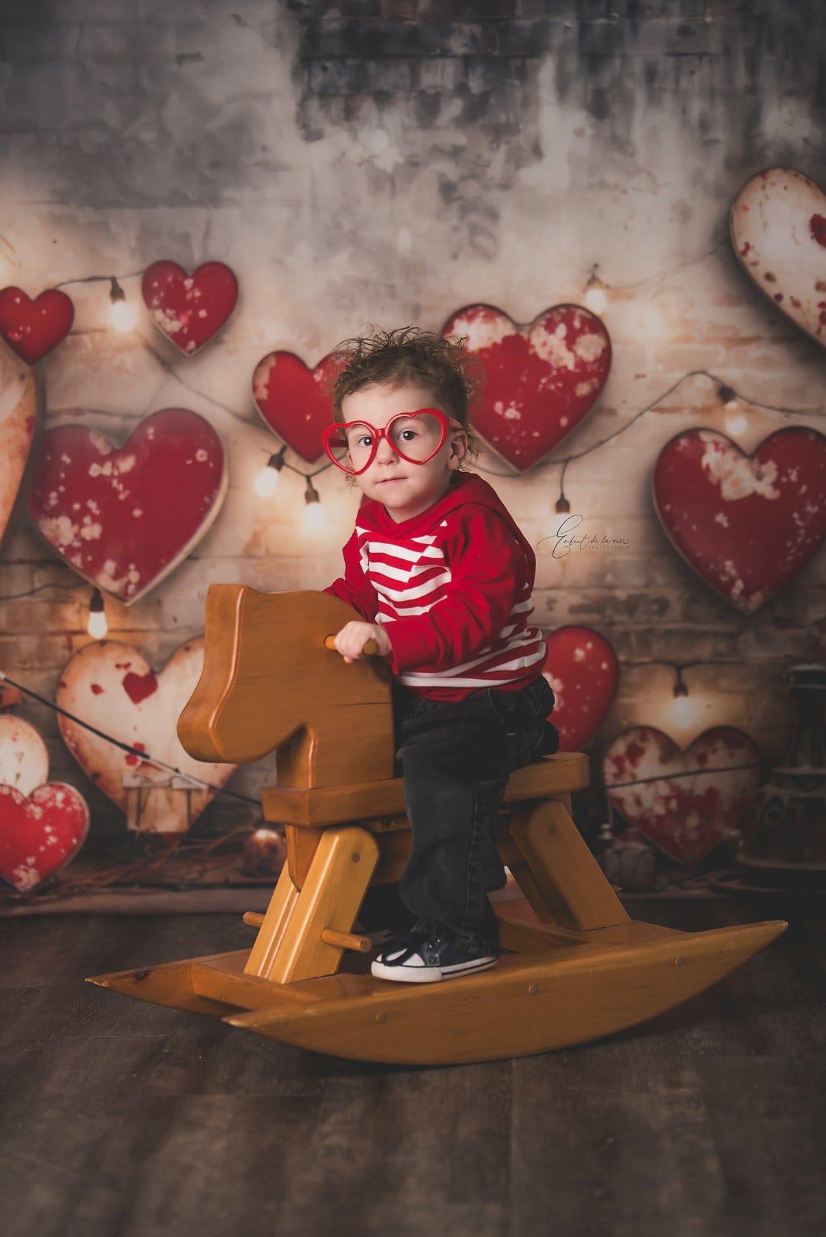 Kate Valentinstag Industrial Sense Retro Lampe Wand Liebe Hintergrund von Emetselch - Kate Backdrop.de