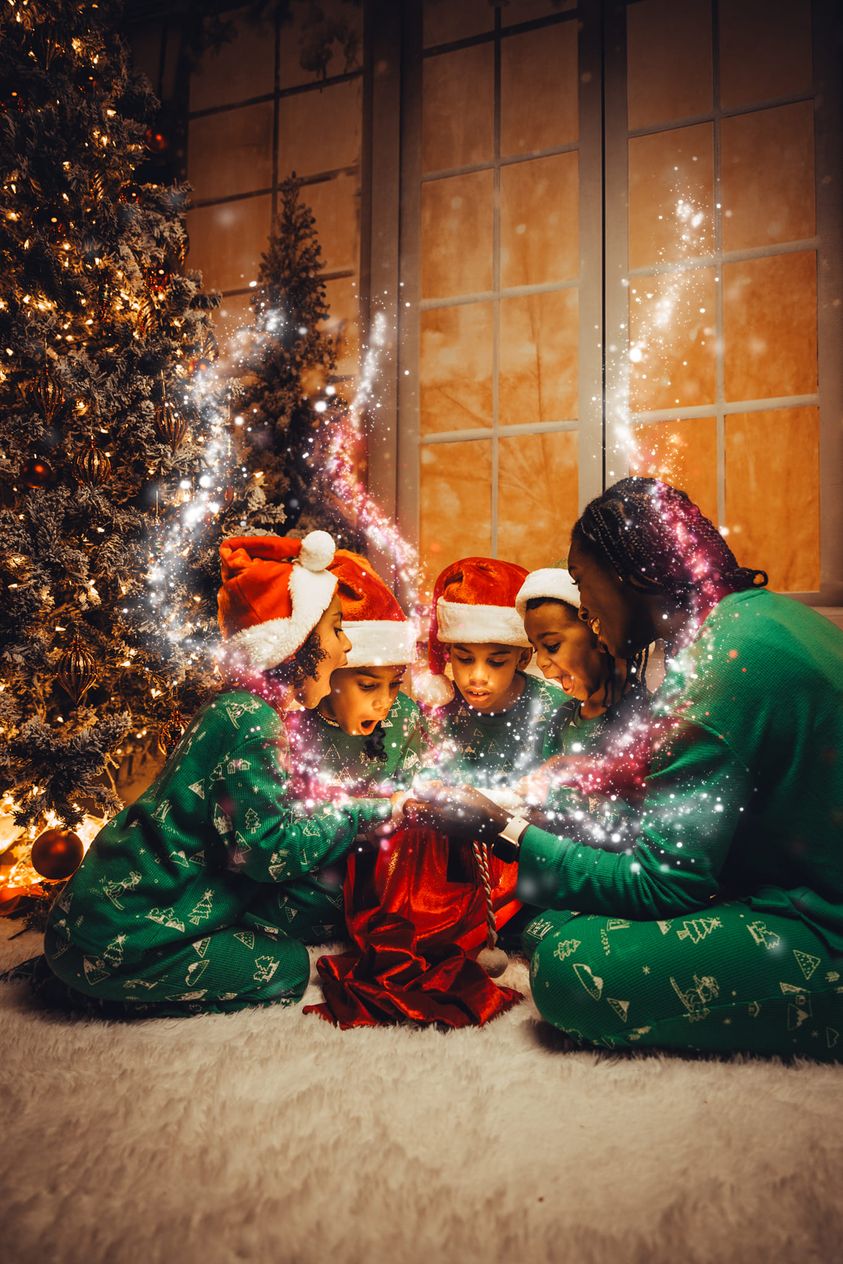 Kate Weihnachten Outdoor Weiß Fenster Schnee Hintergrund von Chain Photography - Kate Backdrop.de