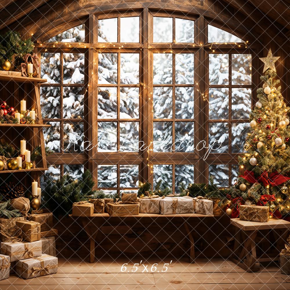 ⚡Blitzangebote #4-Kate Weihnachten Santa Zimmer Fenster Sofa Hintergrund von Emetselch - Kate Backdrop.de