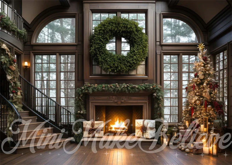 Kate Weihnachten Santa Experience Zimmer Hintergrund von Mini MakeBelieve - Kate Backdrop.de