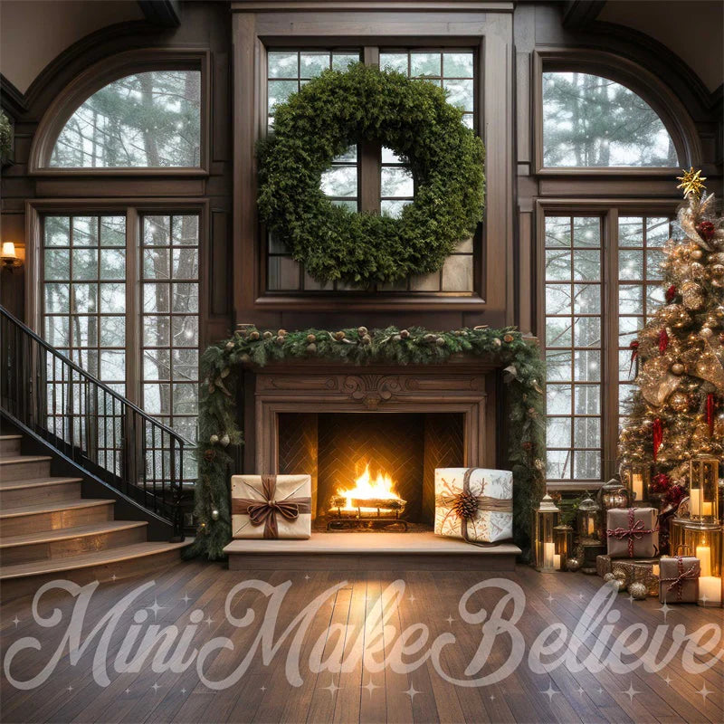 Kate Weihnachten Santa Experience Zimmer Hintergrund von Mini MakeBelieve - Kate Backdrop.de