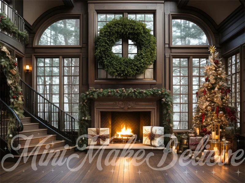 Kate Weihnachten Santa Experience Zimmer Hintergrund von Mini MakeBelieve - Kate Backdrop.de