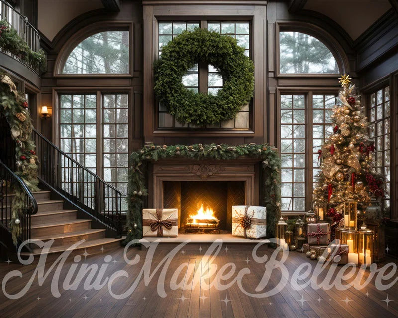 Kate Weihnachten Santa Experience Zimmer Hintergrund von Mini MakeBelieve - Kate Backdrop.de