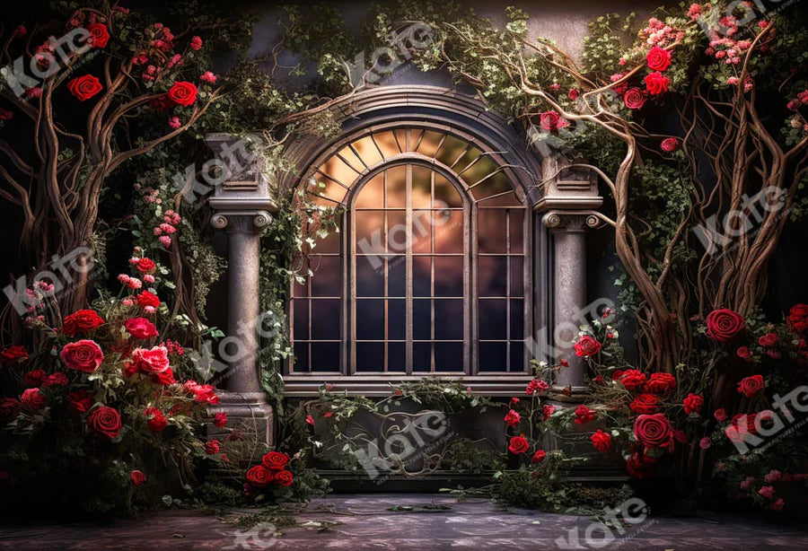 Kate Romantischer Hintergrund für das Fenster zum Valentinstag von Emetselch - Kate Backdrop.de