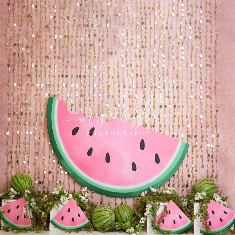 Kate Sommer Wassermelone Hintergrund von Megan Leigh Photography - Kate Backdrop.de