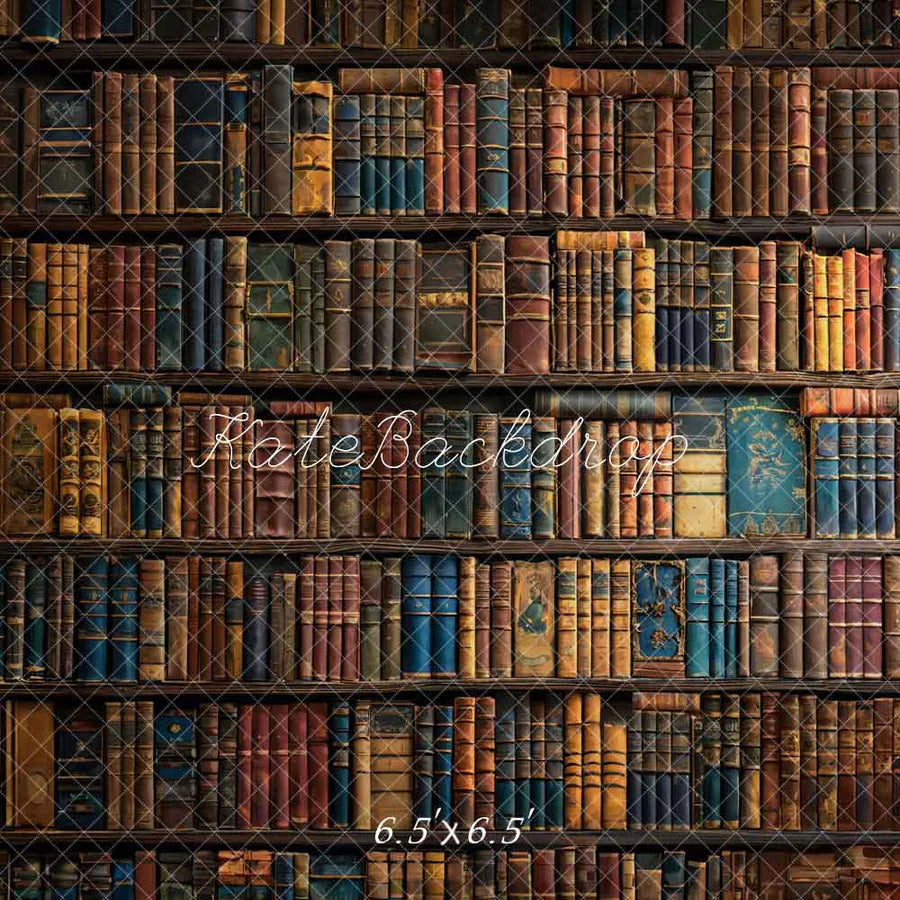 Kate Retro Bücher Wandhintergrund von Chain Photography - Kate Backdrop.de