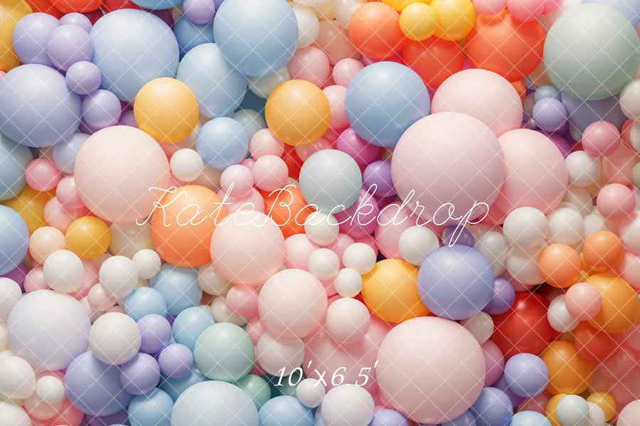 Kate Bunte Luftballons als Hintergrund von Emetselch - Kate Backdrop.de
