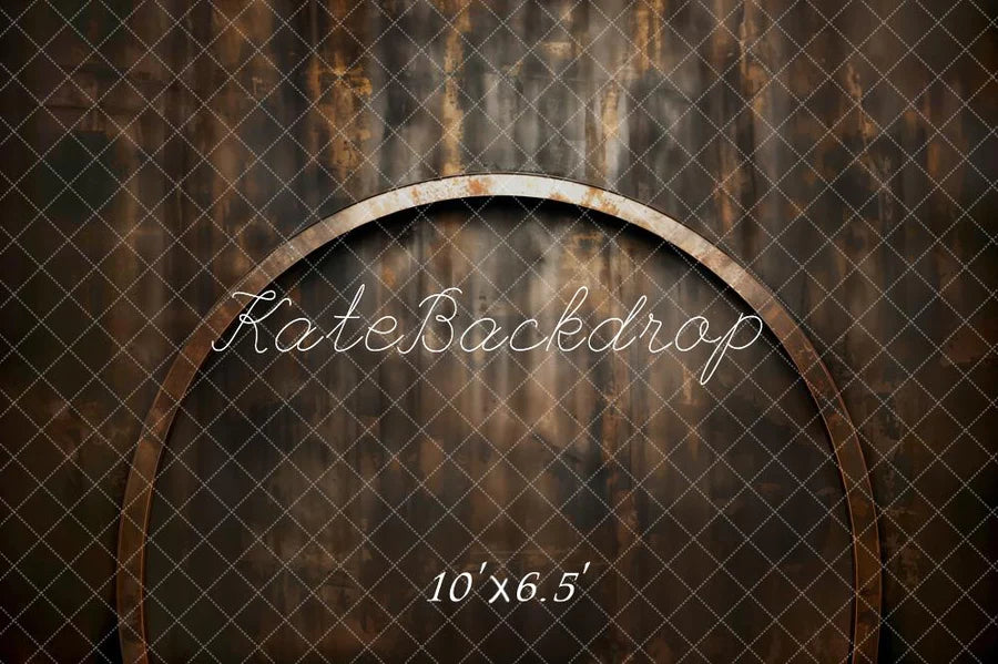 Kate Braunes Metall Sensing Holzbogen Wandhintergrund von Chain Photography - Kate Backdrop.de