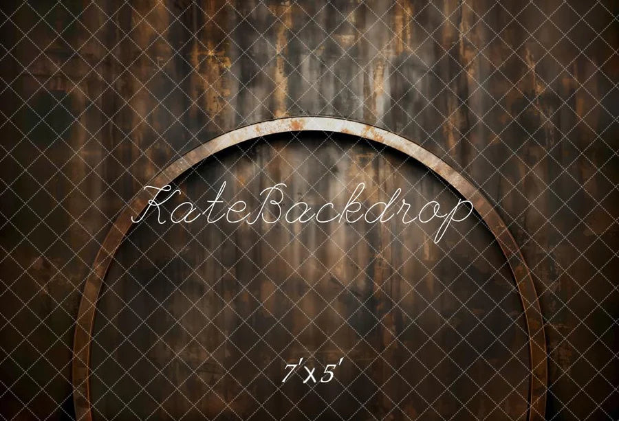 Kate Braunes Metall Sensing Holzbogen Wandhintergrund von Chain Photography - Kate Backdrop.de