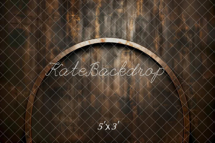Kate Braunes Metall Sensing Holzbogen Wandhintergrund von Chain Photography - Kate Backdrop.de