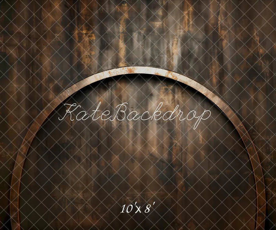 Kate Braunes Metall Sensing Holzbogen Wandhintergrund von Chain Photography - Kate Backdrop.de