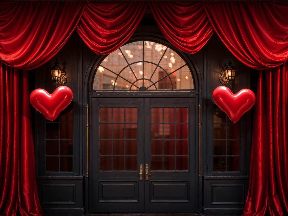 Kate Spring Ballonvorhang Metall-Türhintergrund Entworfen von Chain Photography - Kate Backdrop.de