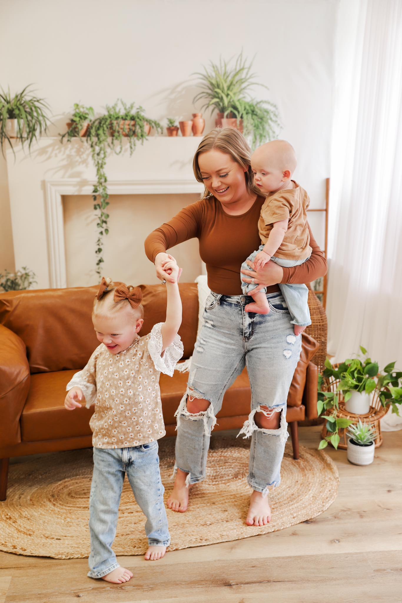 Kate Grüne Pflanze Kamin Frühling Hintergrund von Emetselch - Kate Backdrop.de