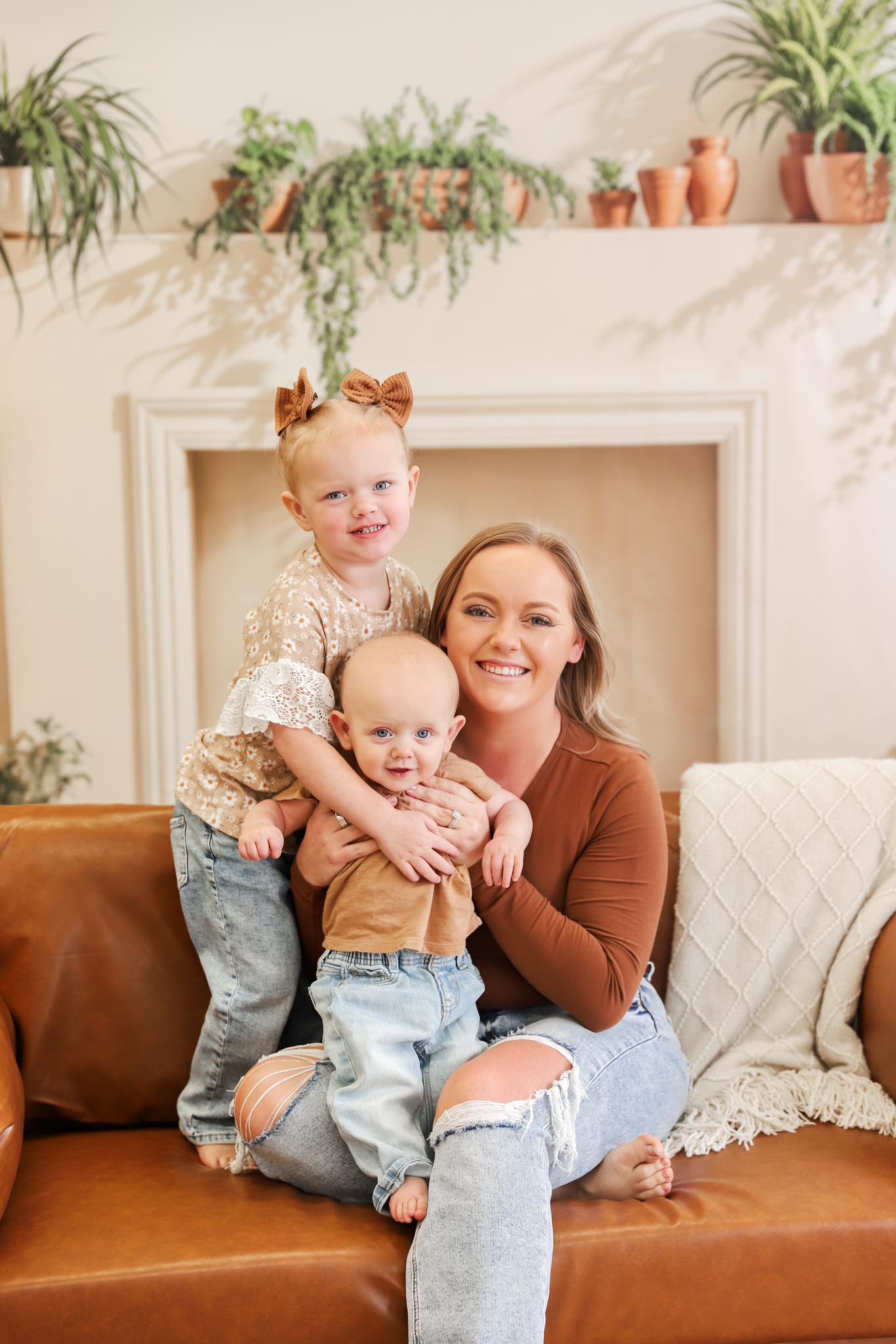 Kate Grüne Pflanze Kamin Frühling Hintergrund von Emetselch - Kate Backdrop.de