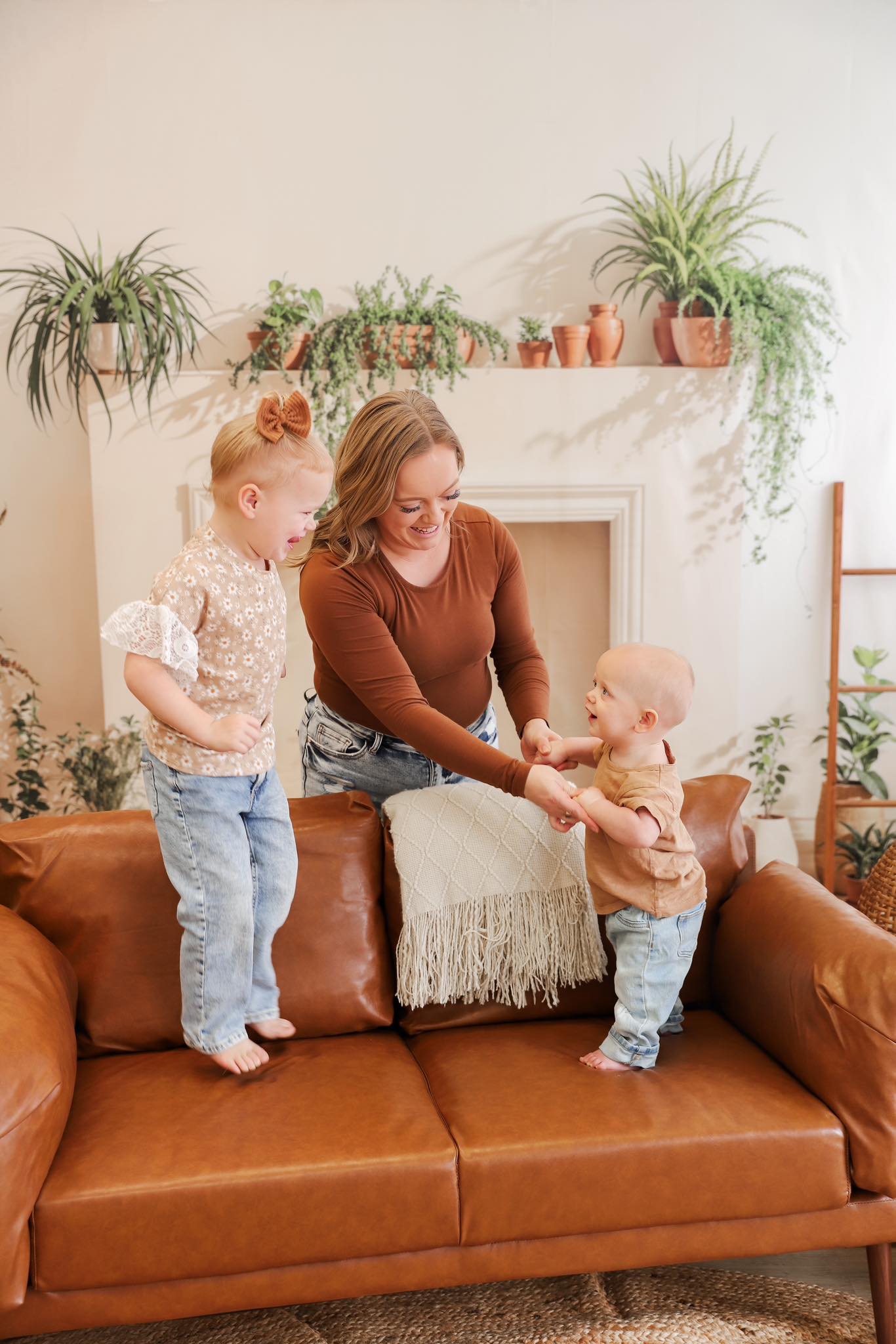 Kate Grüne Pflanze Kamin Frühling Hintergrund von Emetselch - Kate Backdrop.de