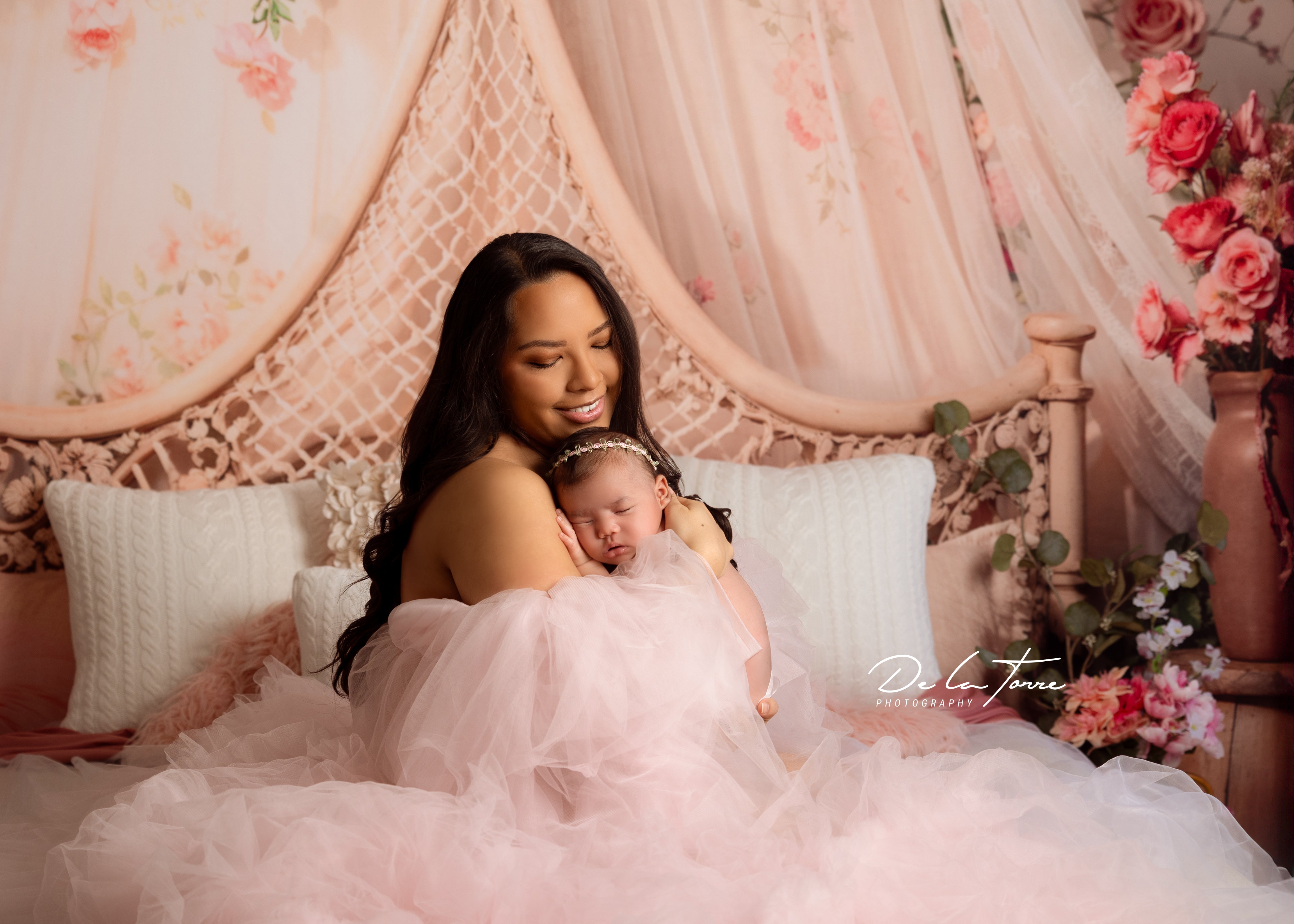 🔥50%OFF-Kate Frühling Blumen Vorhang Bett Hintergrund - Kate Backdrop.de