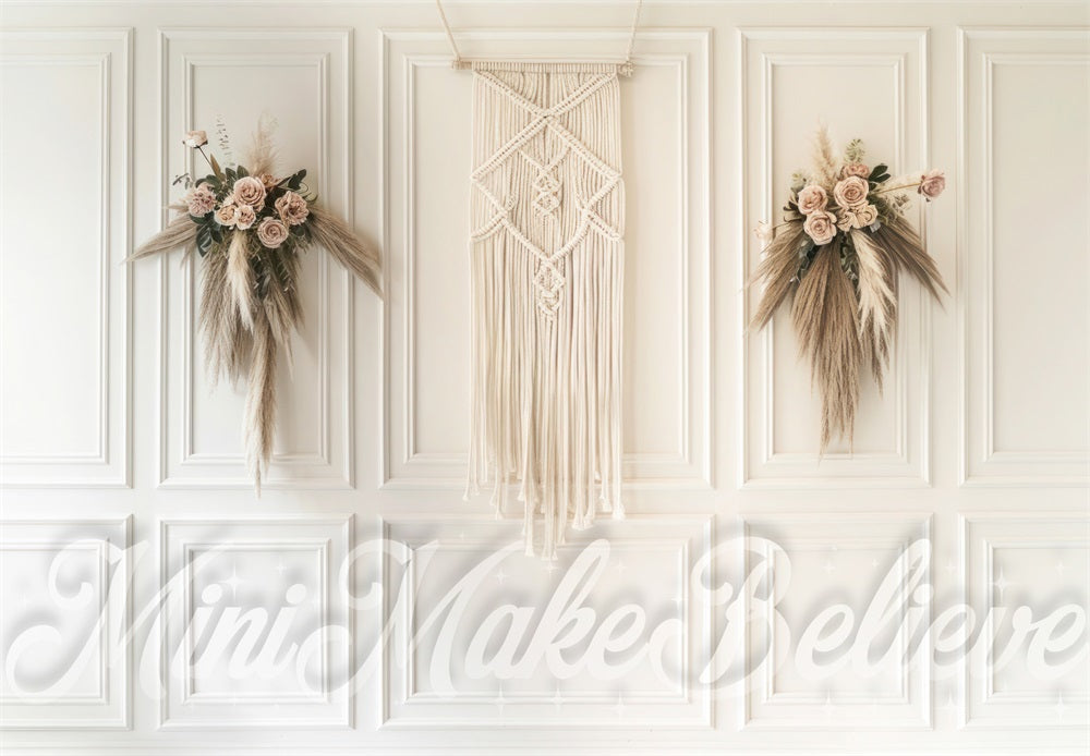 Kate Makramee-Wand zum Muttertag Hintergrund Entworfen von Mini MakeBelieve - Kate Backdrop.de