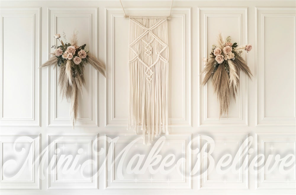 Kate Makramee-Wand zum Muttertag Hintergrund Entworfen von Mini MakeBelieve - Kate Backdrop.de