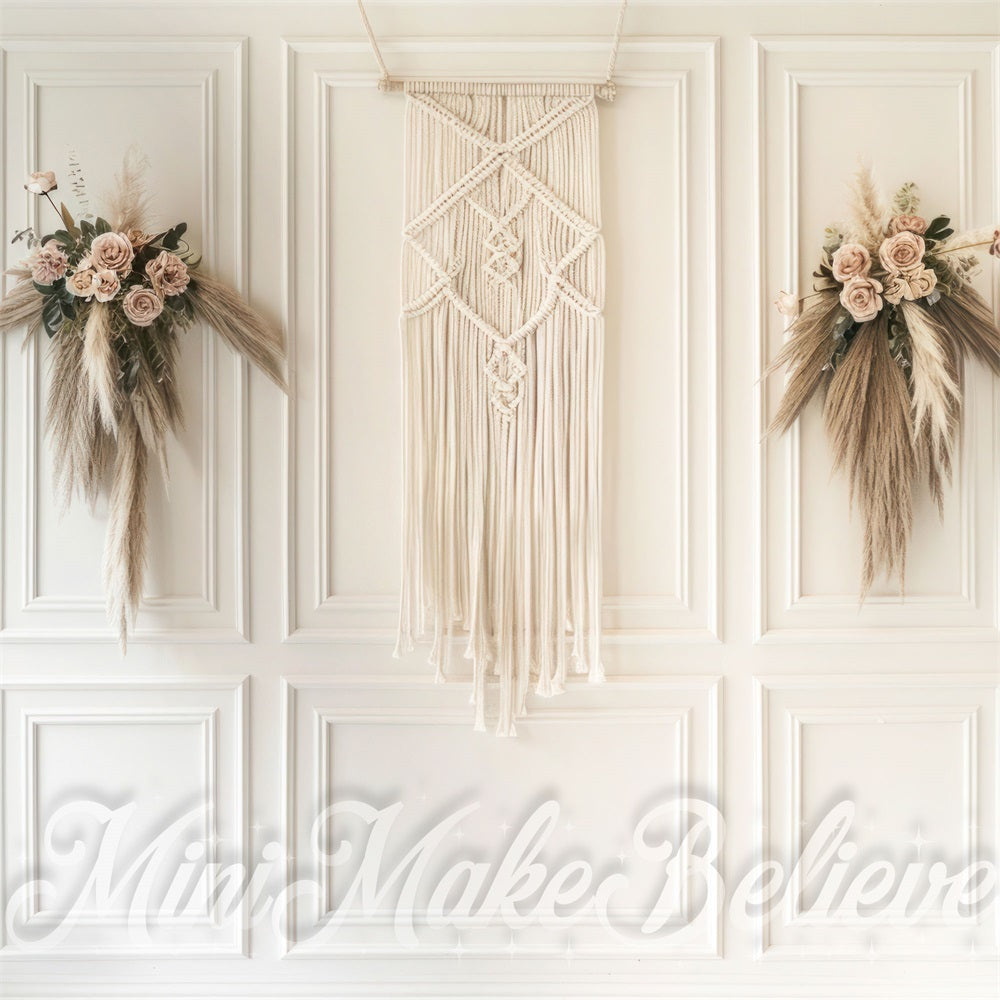 Kate Makramee-Wand zum Muttertag Hintergrund Entworfen von Mini MakeBelieve - Kate Backdrop.de