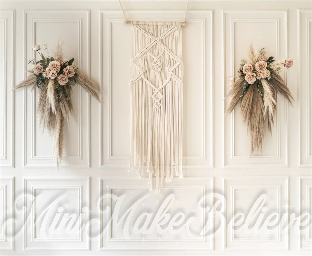 Kate Makramee-Wand zum Muttertag Hintergrund Entworfen von Mini MakeBelieve - Kate Backdrop.de