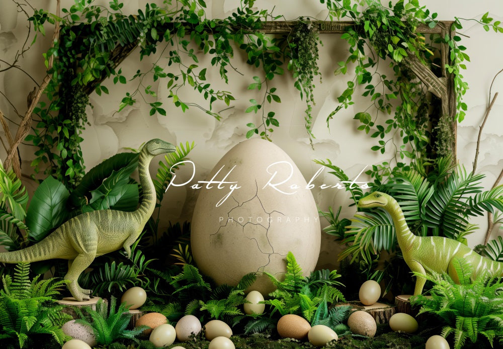 Kate Dinosaurier-Brutei Hintergrund Entworfen von Patty Robert - Kate Backdrop.de