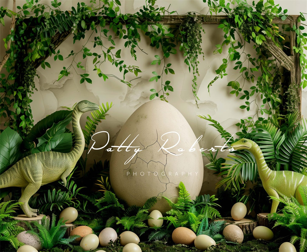 Kate Dinosaurier-Brutei Hintergrund Entworfen von Patty Robert - Kate Backdrop.de