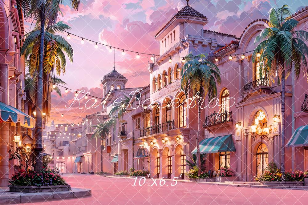 Kate Rosa Stadt Hintergrund Entworfen von Chain Photography - Kate Backdrop.de