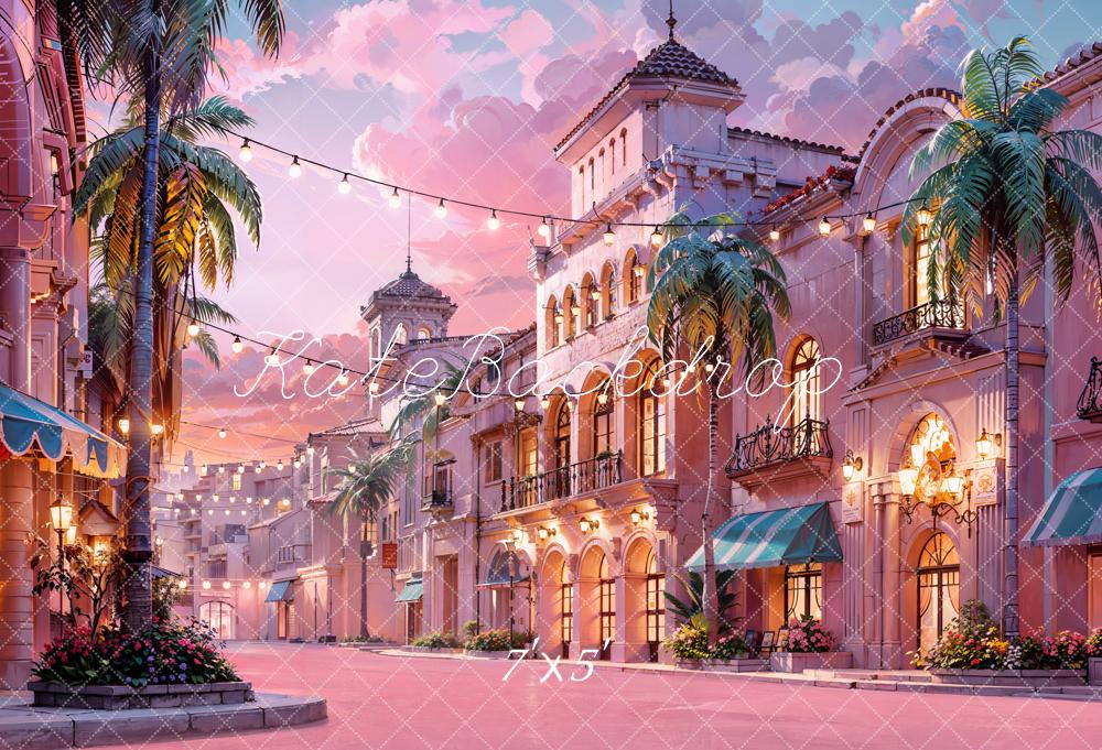 Kate Rosa Stadt Hintergrund Entworfen von Chain Photography - Kate Backdrop.de