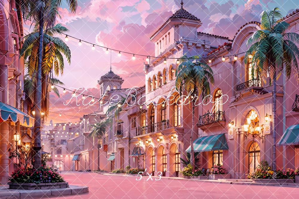 Kate Rosa Stadt Hintergrund Entworfen von Chain Photography - Kate Backdrop.de