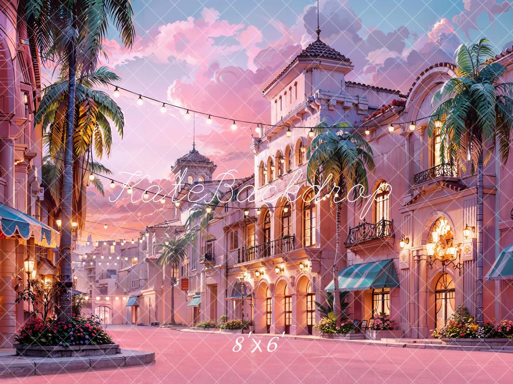 Kate Rosa Stadt Hintergrund Entworfen von Chain Photography - Kate Backdrop.de