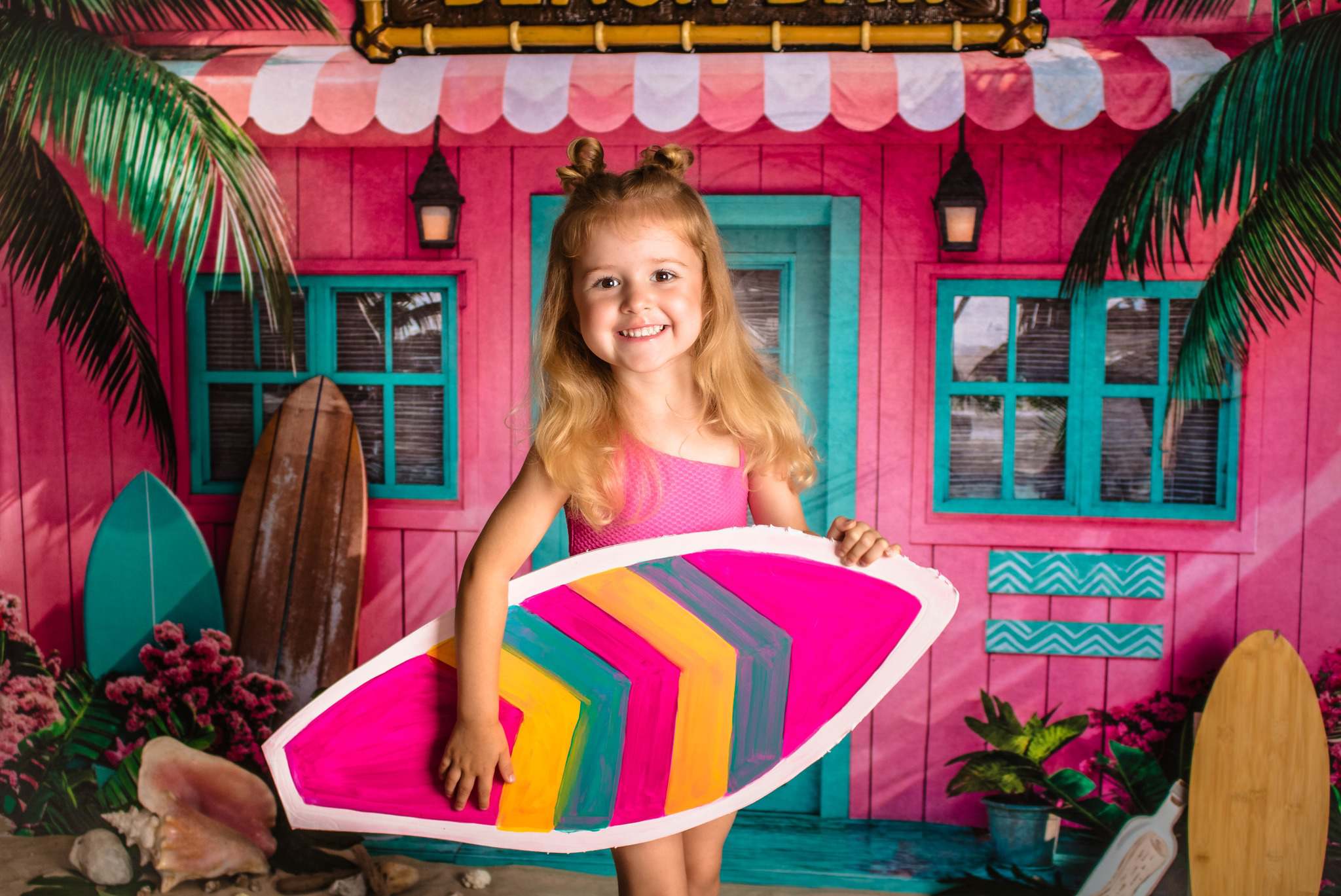 Kate Sommerrosa Hüttenmeer Hintergrund Entworfen von Chain Photography - Kate Backdrop.de