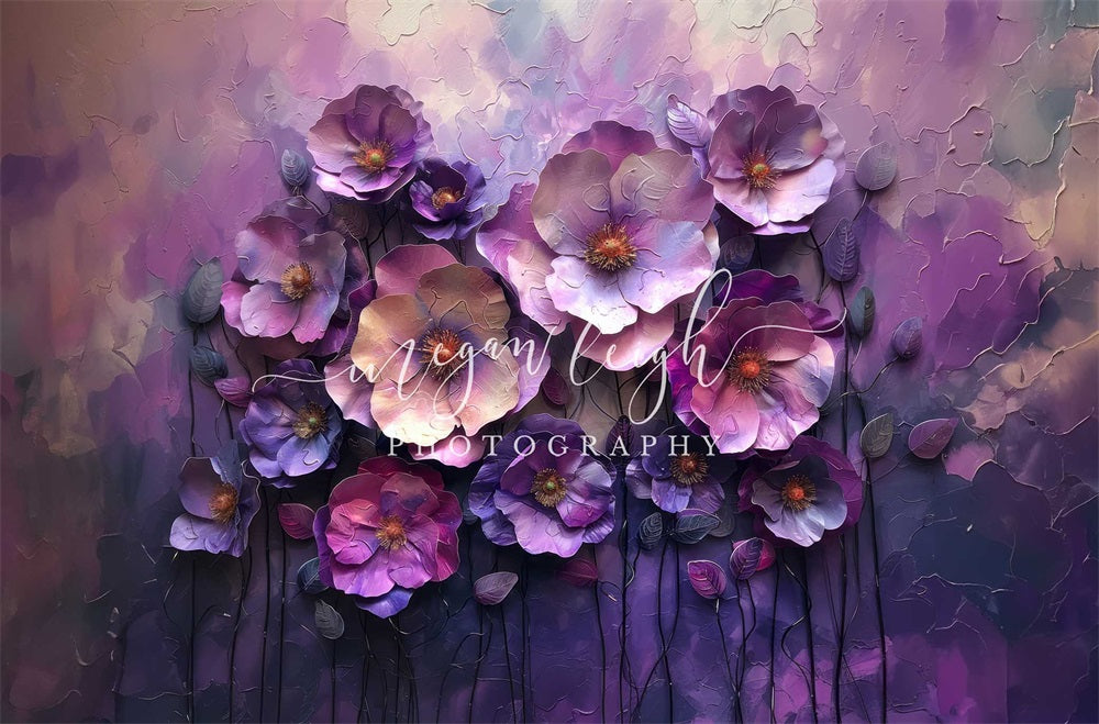 Kate Lavendelputz Blumen Hintergrund von Megan Leigh Photography - Kate Backdrop.de