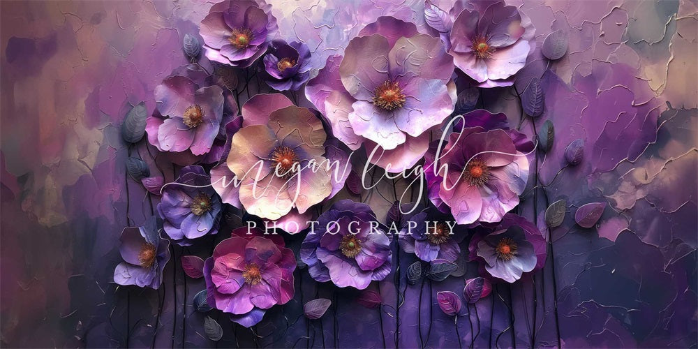 Kate Lavendelputz Blumen Hintergrund von Megan Leigh Photography - Kate Backdrop.de