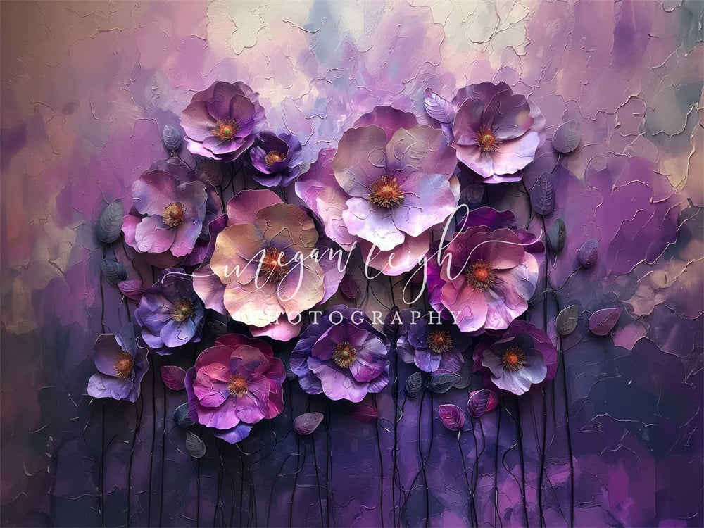 Kate Lavendelputz Blumen Hintergrund von Megan Leigh Photography - Kate Backdrop.de