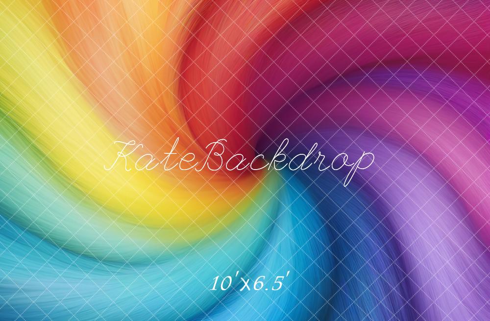 Kate Fantasie Cartoon Feinkunst Bunter Linie Hintergrund Entworfen von GQ - Kate Backdrop.de