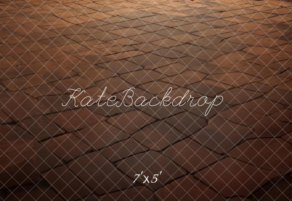 Kate Retro Dunkelbrauner Kariert Boden Hintergrund Entworfen von Kate Image - Kate Backdrop.de