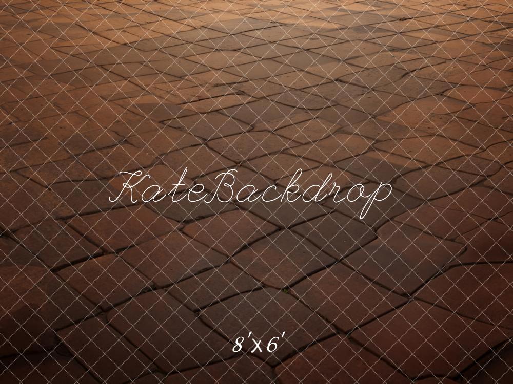 Kate Retro Dunkelbrauner Kariert Boden Hintergrund Entworfen von Kate Image - Kate Backdrop.de