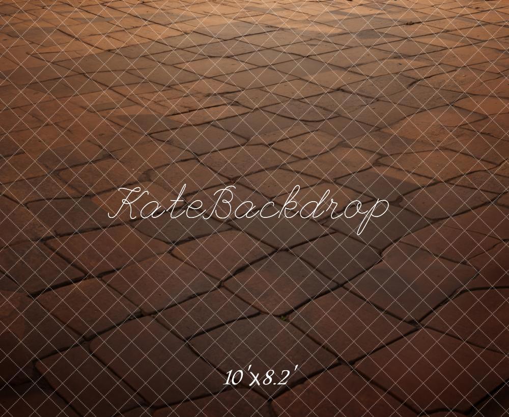 Kate Retro Dunkelbrauner Kariert Boden Hintergrund Entworfen von Kate Image - Kate Backdrop.de