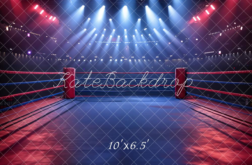 Kate Dunkler Sport Wrestling Arena Hintergrund Entworfen von Chain Photography - Kate Backdrop.de