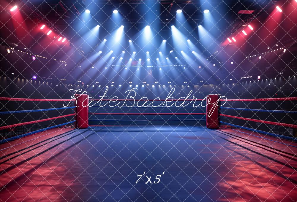 Kate Dunkler Sport Wrestling Arena Hintergrund Entworfen von Chain Photography - Kate Backdrop.de