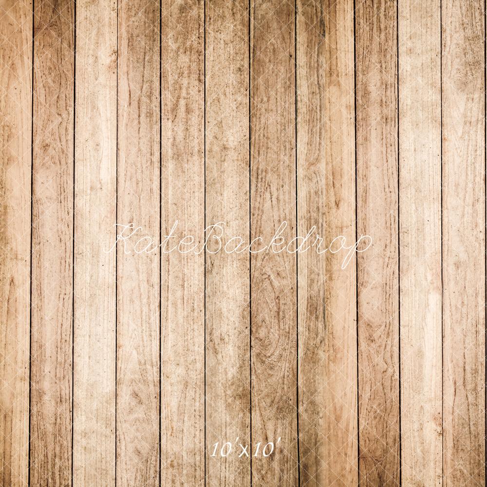 Kate Hellbrauner Alter Holzboden Hintergrund entworfen von Kate Image - Kate Backdrop.de
