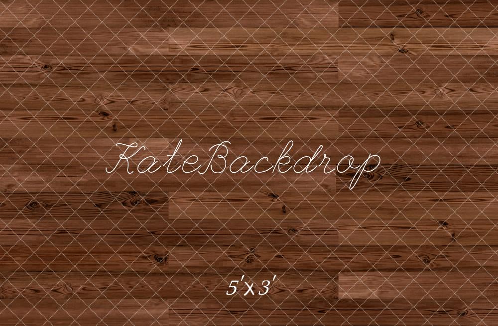 Kate Dunkelbrauner Gestreifter Holzboden Hintergrund entworfen von Kate Image - Kate Backdrop.de