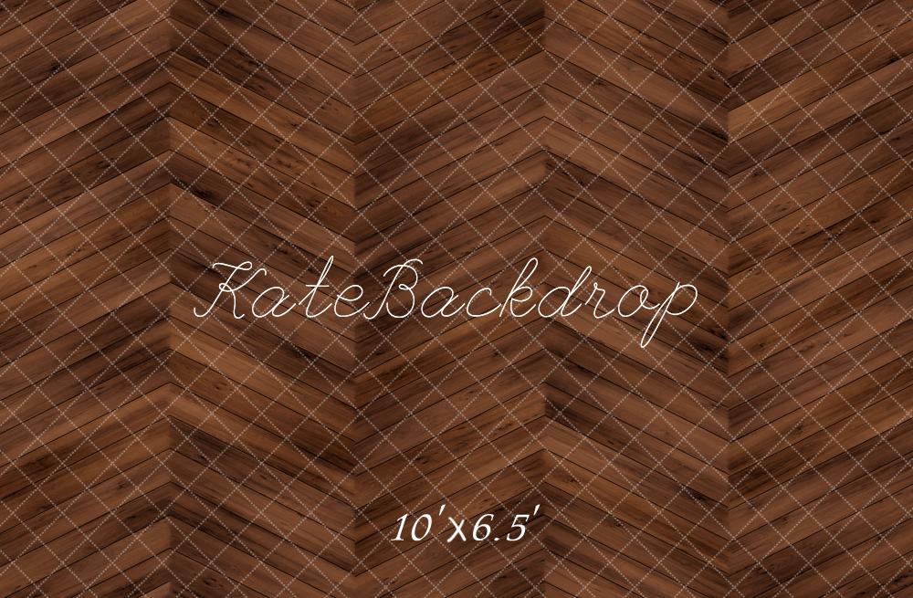 Kate Dunkelbrauner Holzboden Hintergrund Entworfen von Kate Image - Kate Backdrop.de